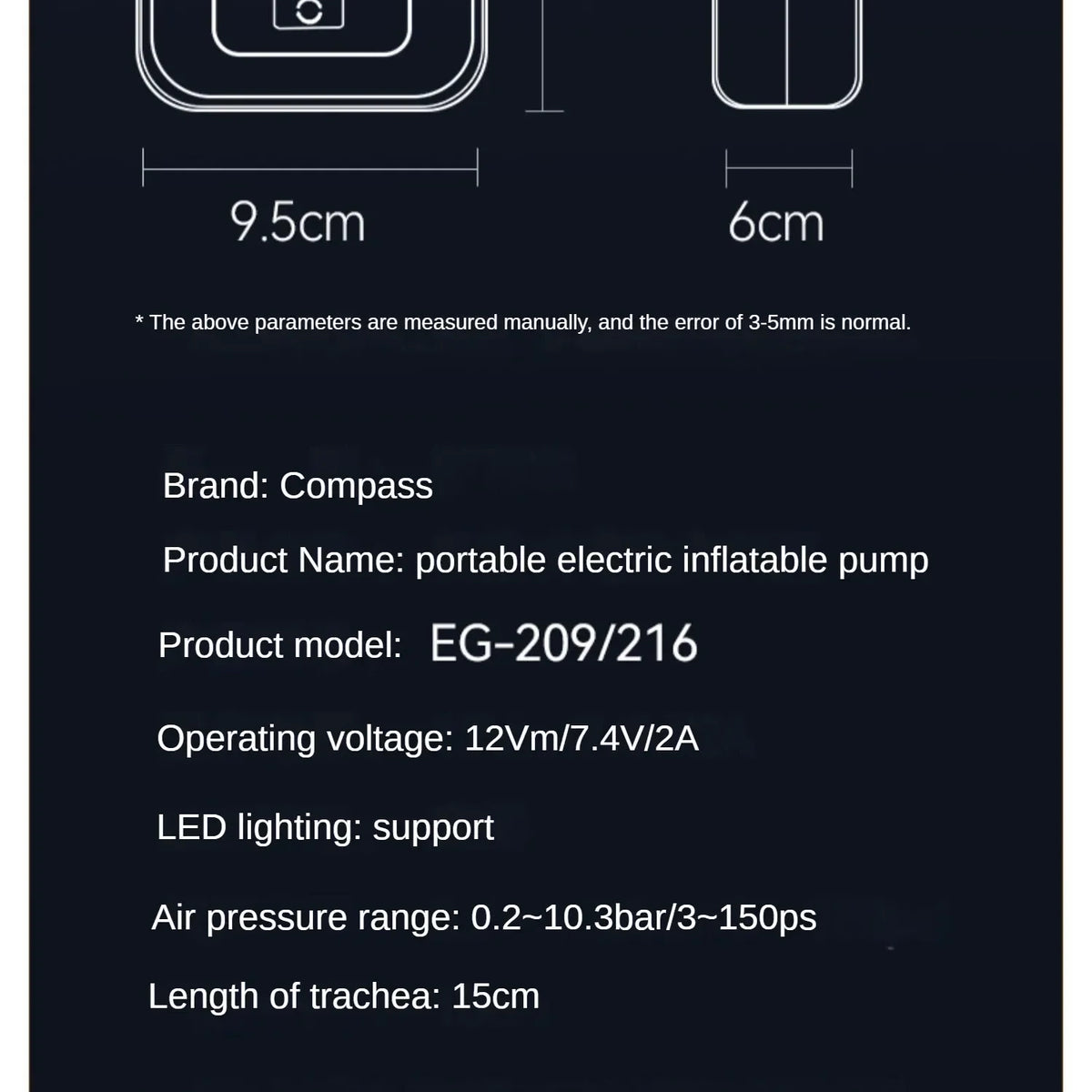 Wireless Electric Air Compressor