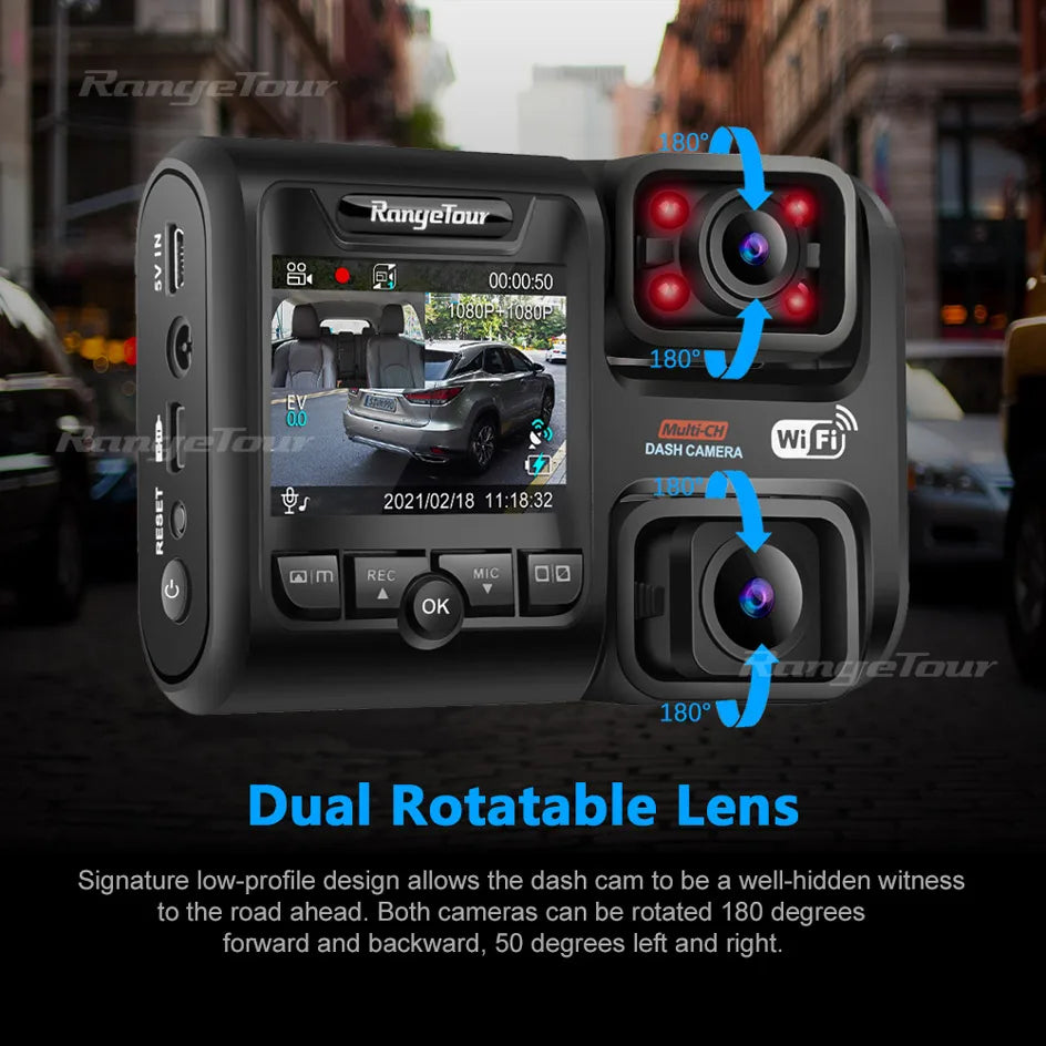 GPS Dual Lens DashCam Recorder