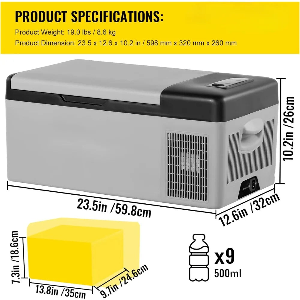 Portable Refrigerator Cooler 10 & 16 QT