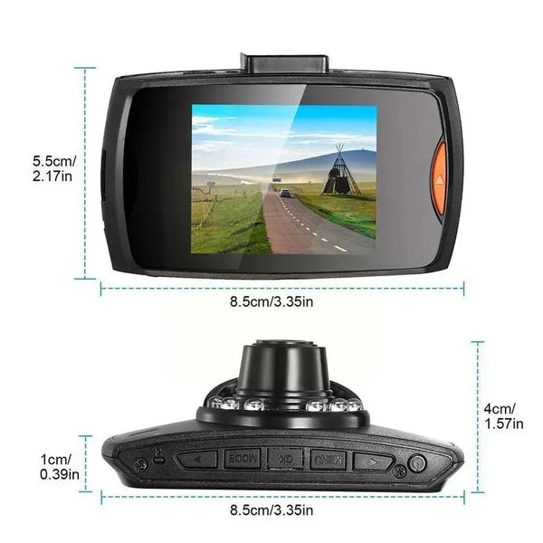 Dashcam with Wide Angle & Night Vision