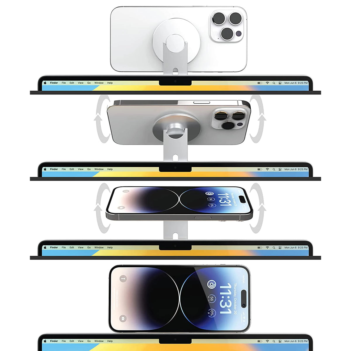 Magnetic Laptop Phone Sidemount