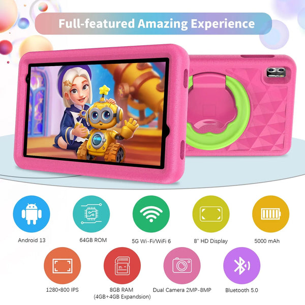 8-Inch SmartKidz Learning Tablet